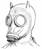 Latex Gas Mask logo